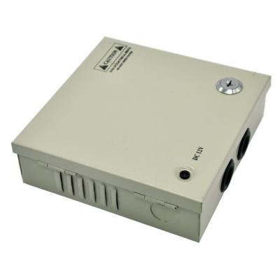 China 36W 4 Ports DC12V CCTV Power Supply Box Distribution for Outdoor CCTV Camera PTC Fuse for sale