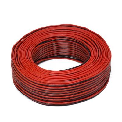 China 300/300v chaqueta de PVC RVB2x0.5/0.75/1.0/1.5/2.5/ Rojo Negro Cables eléctricos de cable de energía para LED CCTV en venta