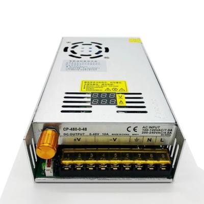 China C-Power 480W AC110V/220V 0-60V Alimentación de interruptor de corriente continua ajustable con pantalla digital en venta