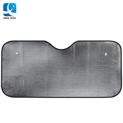 China Lowering Car Interior Temperatures High Quality Folding Car Front Sunshades Silver Color For Outdoor for sale