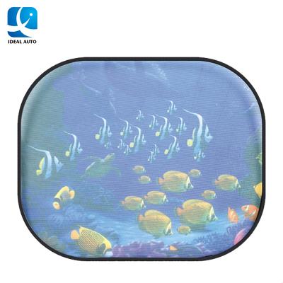 China Lowering Temperatures Car Sun Shade Interior Car Window Shade Hang Baby Side Window Sunshades for sale