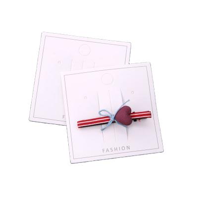 China Wholesale Custom Jewelry Disply 8*8cm Jewelry Display Paper Card Board, Ear Stud, Hairpin, Headdress Paper Card for sale