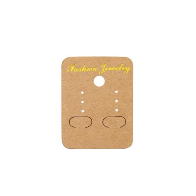 China Morden jewelry wholesale cheap earrings ring three sets of display cards, paper cards wholesale spot for sale