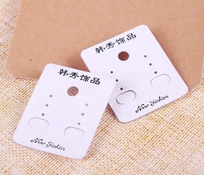 China High End Custom Art Paper Display Card Jewelry Earring Necklace Earring Display Card for sale