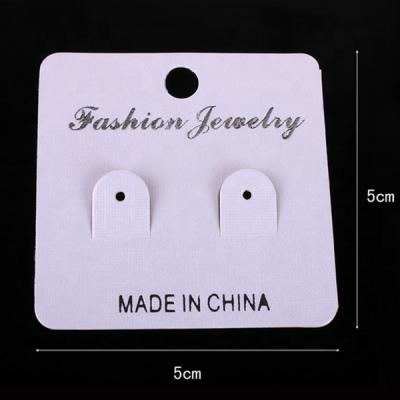 China Wholesale earring display card customization earring logo printed jewelry paper card display opp for sale