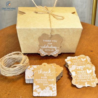 China Jewelry Card Printed DIY Kraft Paper For Packaging Gift Card Wish Card A Message Card for sale