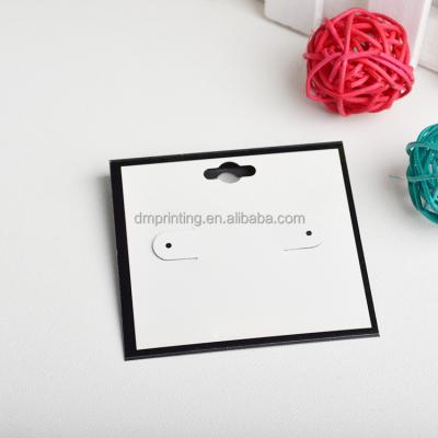 China Wholesale custom plastic card plastic jewelry earring necklace earring display custom printed card with logo for sale