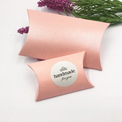 China Recycled Materials Wholesale High Quality Custom Printing Sugar Gift Cosmetic Packing Pillow Box for sale