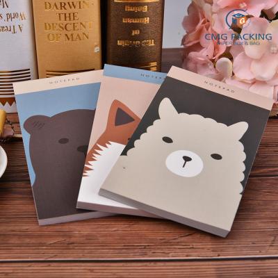 China Custom Printed Notebook Mini Notepad Cute Notebook Cartoon Small School Supplies for sale