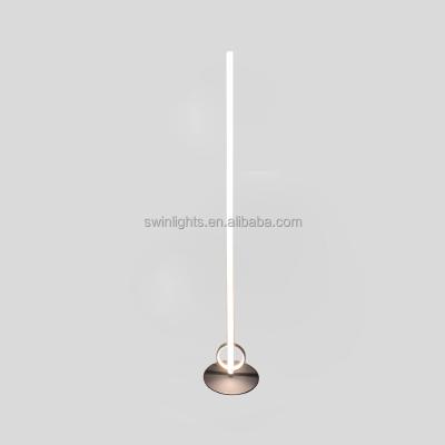 China Hot Sale Modern LED Rectangular White Aluminum Floor Lamp for sale