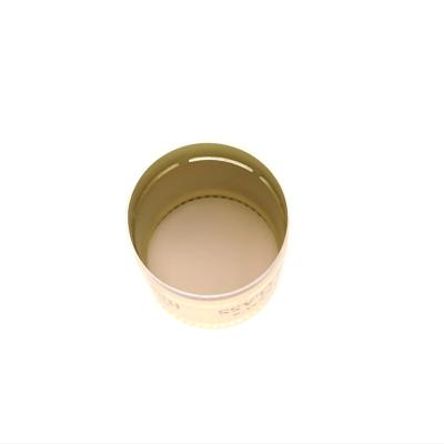 China Pilfer Proof New Design Custom Ordinary Capsule Cover Round Aluminum Screw Cap Closure Silver 21*24 Screw Cap for sale