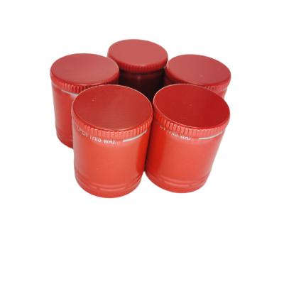 China High Quality Aluminum Ropp Pilfer Proof Red Cap for sale