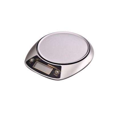 China ABS plastic part with stainless steel iron digital kitchen scale 5kg for sale