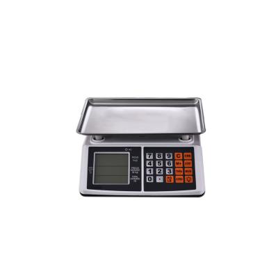 China 30kg fruit vegetable scale shops electronic weighing machine with LED/LCD display. 6kg/2g; 15kg/5g; 30kg/10g for sale