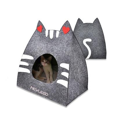 China Breathable High Quality Mini Small Cut Easy To Carry Indoor Pet Cat House for sale