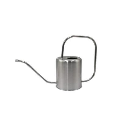 China Garden and Watering Tool Home 1.5L Long Nozzle Stainless Steel Metal Watering Can for sale