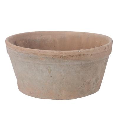 China Vintage Outdoor Garden Clay Antique Handmade Flowerpot and Planter for sale