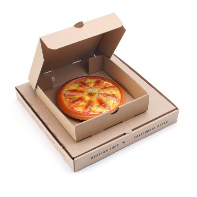 China Wholesale high quality cheap custom logo portable reusable corrugated delivery pizza box for sale