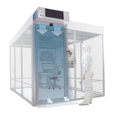 China Keep Clean Workplace Factory Manufacturer Cleanroom Prefab Customized Square Meter Clean Room Modular Clean Booth for sale