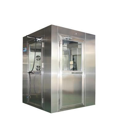 China Air Shower Manufacturer Stainless Steel Modular Automatic Blowing Personal Air Shower For Clean Room for sale