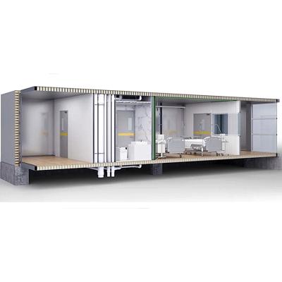 China Negative Pressure Prefab Isolation Hospital Container ISO8 Clean Room for sale