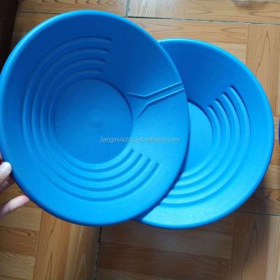 China Alluvial Gold Washing Gold Washing Durable Plastic Gold Pan For River Sand Gold Mining for sale