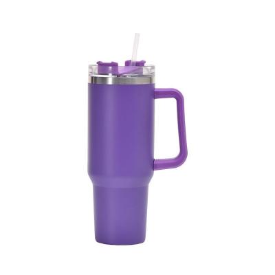 China PORTABLE New arrival thermos mugs double wall custom tumbler vacuum insulated 40 oz mug tumbler stainless steel with handle for sale