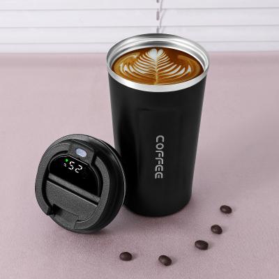 China Sustainable 2023 Sublimation 350 ml/500 ml 304 Stainless Steel Screw Lid Thermal Coffee Mug/ Coffee Tumbler / Car Travel Mug with Logo for sale