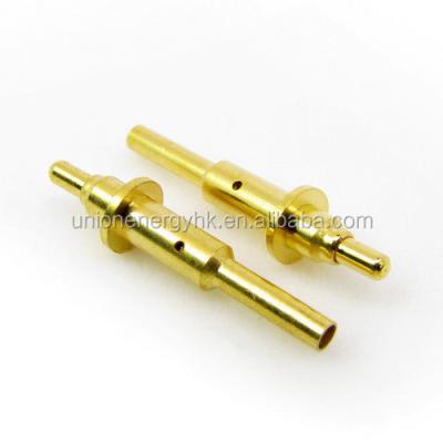 China Power Customized Brass Pogo Pins, Connectors, Spring Loaded Pogo Pin Gold Plated Over Nickel for sale