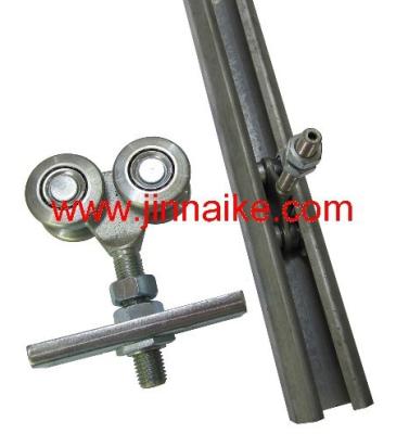 China steel hanger roller channel, hanger roller track, sliding door track for sale