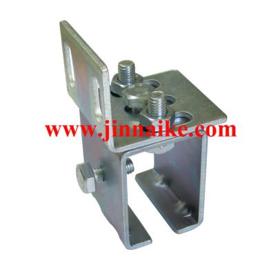 China Used with slidong door sliding door hanger roller track bracket, hanger roller bracket for sale