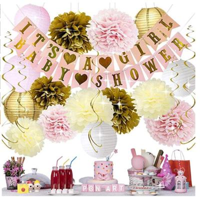 China Children party decorations baby shower decoration gifts paper flower for sale