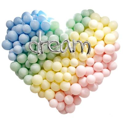 China Pack of 200pcs  5inch mini size pastel  macaron color  latex  balloons for baby shower  birthday decoration balloon garland set for sale