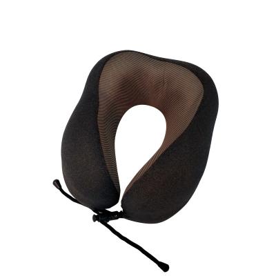 China Anti-Static Logo Neck Pillows Comfortable Memory Foam Custom Travel U Shape Neck Pillow for sale