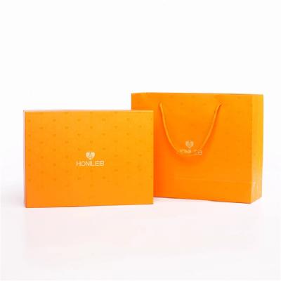 China Handmade custom recycle premium gold foil food paper packing box with gold bottom printed blank gift box for honey for sale