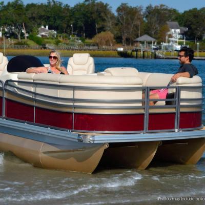 China 2023 New Mini Fishing Floating Pontoon Boats Aluminum Work Barges for 2/3/4 Person for sale