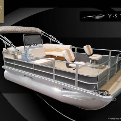 China 2023 luxury aluminum pontoon boats with new design for sale for sale