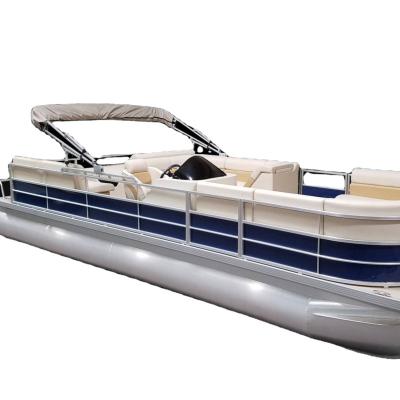 China Aluminum Recreational And Fishing Part Of The Pontoon Boat For Lakes Or Offshore Waters for sale