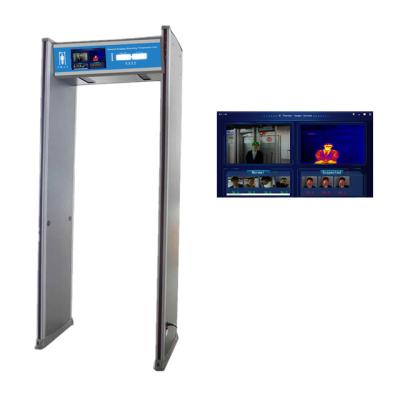 China Body Scanning Temperature Fever Screening Door IR Thermal Imager Camera Thermal Door SD-600TC for sale