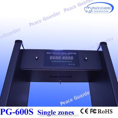 China PG600S Single Station Area Door Frame Metal Detector Door Public Security Inspection System for sale