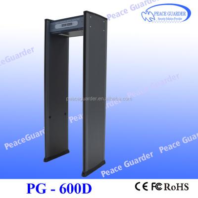 China 6zone security check repeat metal detector with LED location indication for airport security check for sale