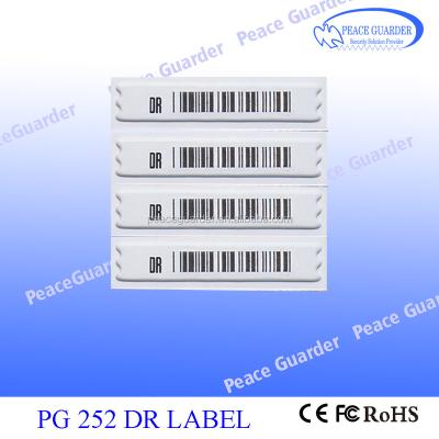 China Customizable store detail key identification etc. EAS AM for refrigerator 58KHZ PG-252 barcode label for sale