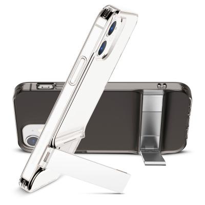 China 2021 Very Popular Anti-drop Case For Iphone 12 pro Max Phone Case With Metal Kickstand for sale