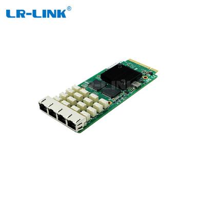 China Server LR-LINK LREM3501BP-4T PCIe x8 Quad-port RJ45 Copper Mezzanine Ethernet 1G Bypass Network Module With Bi-Directional Bypass for sale