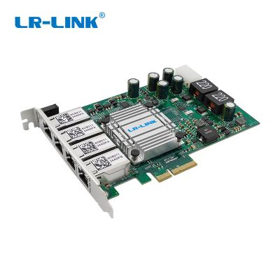 China Server 10/100/1000Base-T PoE+ PCIe Gigabit Ethernet 4 Port Copper Network Interface Card with PoE for sale