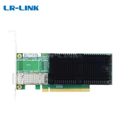 China Server PCI Express 4.0 x16 100 Single Gigabit QSFP28 Network Card Based On Intel Chipset for sale