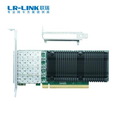 China Server PCI Express x16 25G Quad SFP28 Port Ethernet Network Card Based on E810 Series Chipset for sale