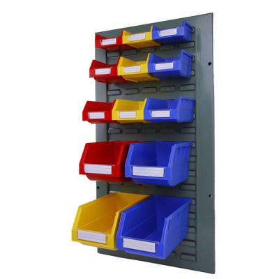 China 10-20L Cosmetic Storage Box Stackable Plastic Accessories Container Box Parts Bin Storage Cabinet for sale