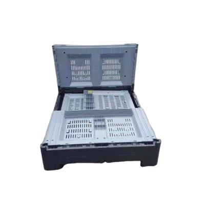 China Folable Stackable Collapsible Plastic Pallet Boxes Pallet Bins for sale