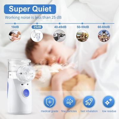 China Quiet Efficient Portable Handheld Nebulizer Machine For Children Adults for sale